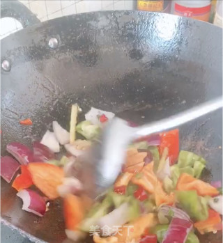 孜然牛肉的做法步骤：6