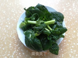 青菜皮蛋粥的做法步骤：3
