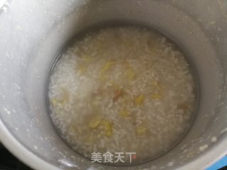 青菜皮蛋粥的做法步骤：4