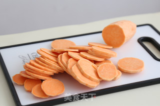 红薯榴莲芝士饼的做法步骤：2