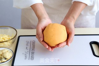 红薯榴莲芝士饼的做法步骤：5
