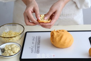红薯榴莲芝士饼的做法步骤：7