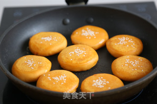 红薯榴莲芝士饼的做法步骤：9