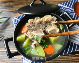 羊蝎子青萝卜汤的做法步骤：10