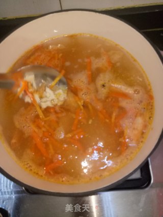 海鸭蛋鲜虾粥的做法步骤：5