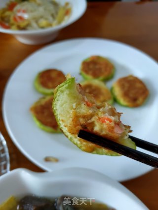 西葫芦虾仁饼的做法步骤：13