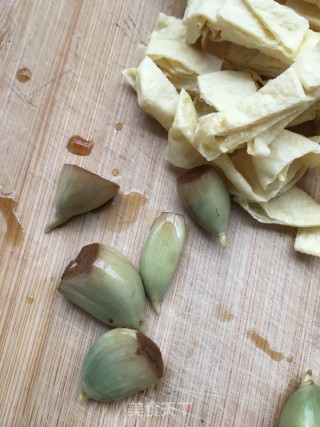 “清肠食谱”腊八蒜麻汁菠菜的做法步骤：9