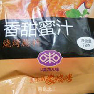 香甜蜜汁中翅的做法步骤：2