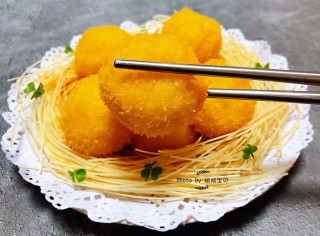 #街头小吃#炸黑芝麻汤圆的做法步骤：13