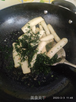 翡翠山药的做法步骤：7