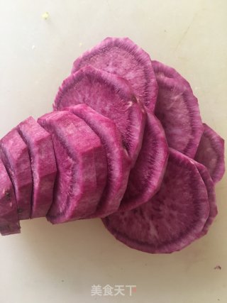 紫薯圣女果西蓝花瘦身餐的做法步骤：2