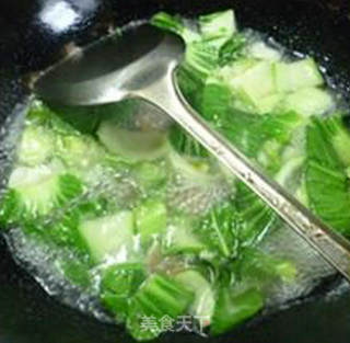 红烧肉青菜年糕汤的做法步骤：8