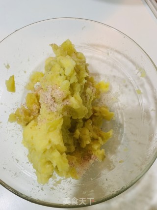 葱花土豆泥的做法步骤：2