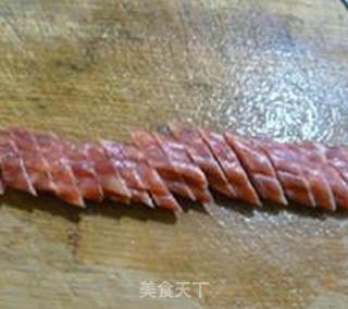 香肠圆白菜年糕汤的做法步骤：5