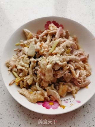 青椒炒鸡胸肉的做法步骤：6
