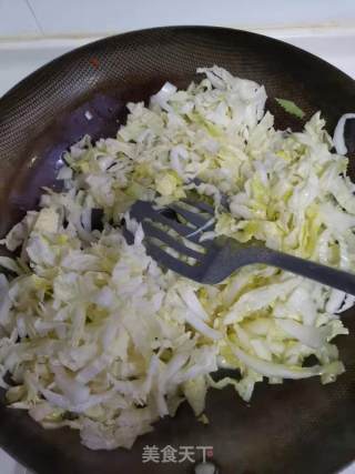 大白菜炒牛肉的做法步骤：4