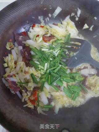 大白菜炒牛肉的做法步骤：7