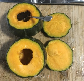 南瓜盅的做法步骤：2