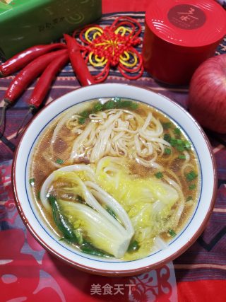 白菜伊面的做法步骤：7