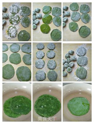 菠菜面春饼的做法步骤：4