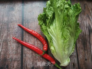 生菜拌人造肉的做法步骤：3