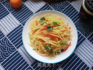 红油土豆丝的做法步骤：9