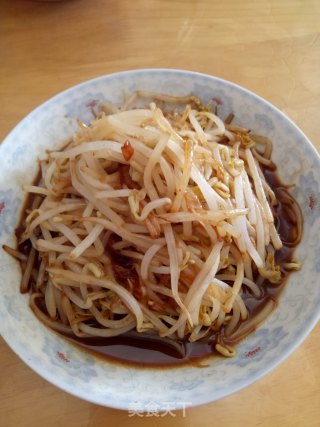 甜面酱炒豆芽的做法步骤：7