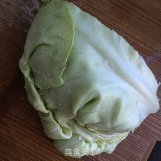蚝油包菜的做法步骤：2