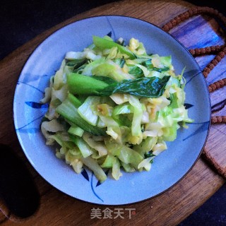 蚝油包菜的做法步骤：9