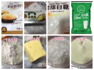 奶香饼干的做法步骤：1