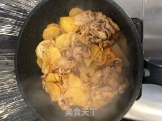 豆豉五花肉片炒土豆的做法步骤：7
