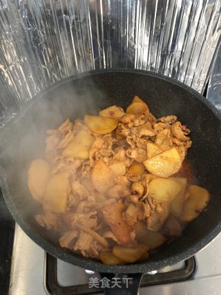 豆豉五花肉片炒土豆的做法步骤：8