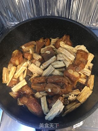腐竹烧排骨的做法步骤：5