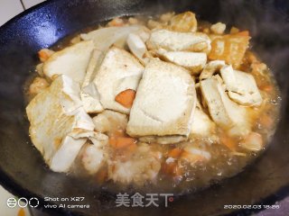 虾仁香葱豆腐的做法步骤：7
