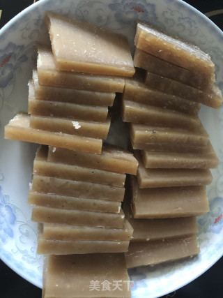 香煎年糕的做法步骤：1