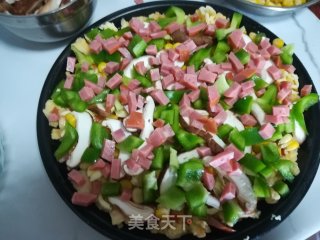 鸡蛋馒头披萨的做法步骤：10