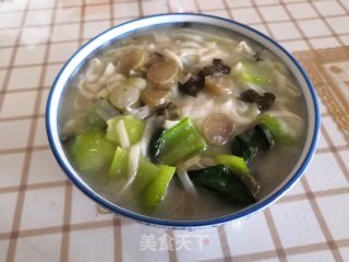 腌菜煮面条的做法步骤：9