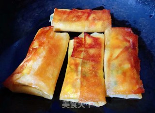 #街头小吃#时蔬煎饼的做法步骤：11