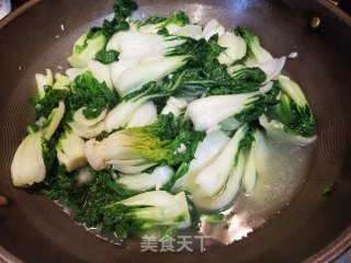 白灼奶油白菜的做法步骤：7