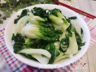 白灼奶油白菜的做法步骤：8