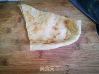 鸡蛋菠菜素炒饼的做法步骤：1