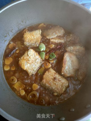 腊八醋烧带鱼的做法步骤：14