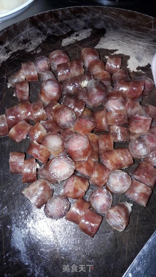 腊肠饭的做法步骤：10