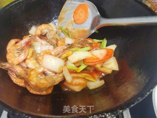 水果咕咾虾的做法步骤：7