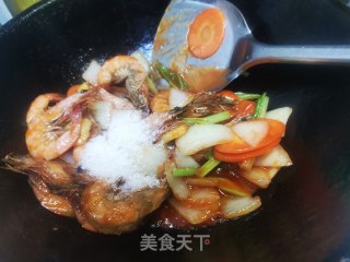 水果咕咾虾的做法步骤：8