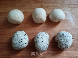 原味/黑芝麻贝果的做法步骤：3