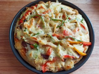 牛肉肠批萨的做法步骤：17
