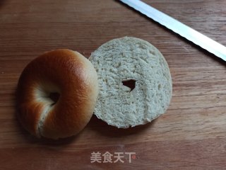 贝果牛肉三明治的做法步骤：8