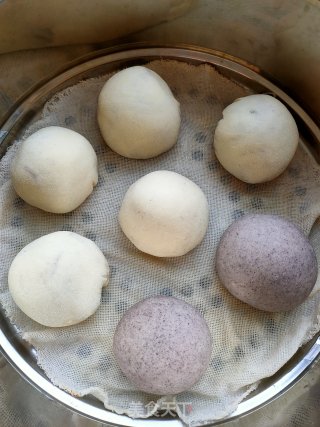 黑米面双色油酥卷的做法步骤：13