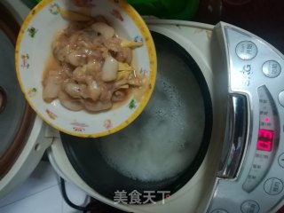 扇贝肉蚝豉粥的做法步骤：8